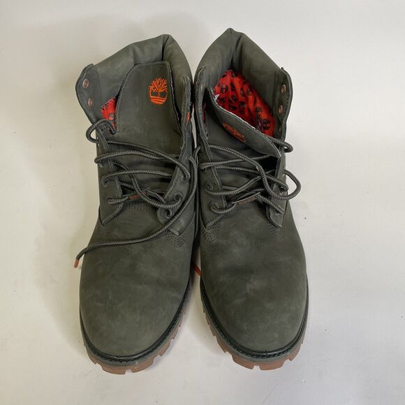 Timberland Dark Green Boots - Picture 5 of 7